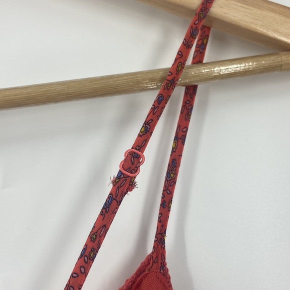 Mossimo Supply Company rust color ditzy print tiered boho baby doll sun dress - Picture 11 of 16